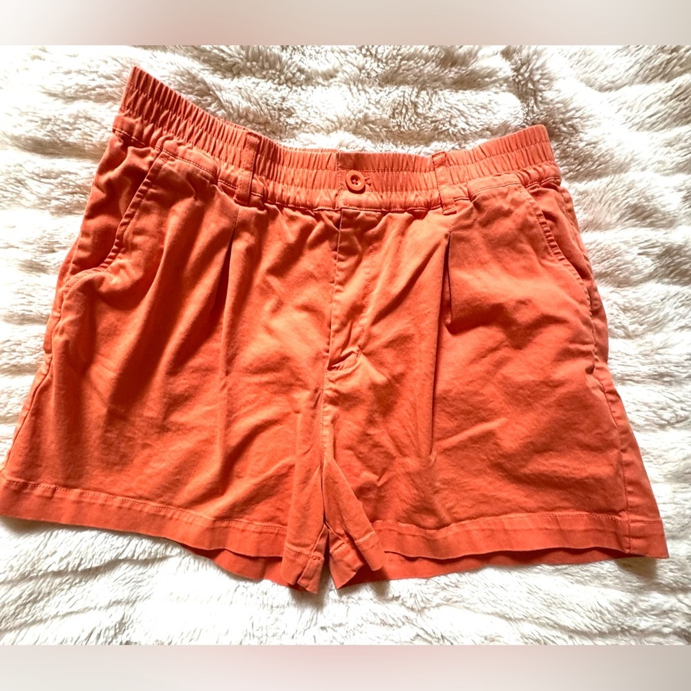 MICHAEL STARS EUC SZ M Women's Orange Cotton Shorts - Picture 3 of 7